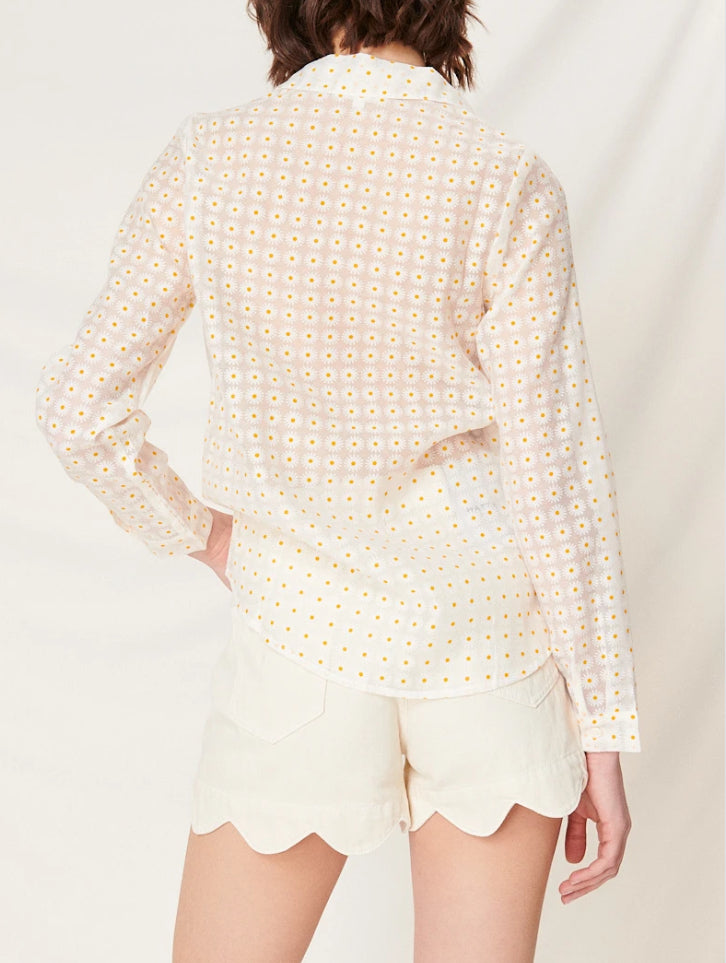 Straight flower shirt