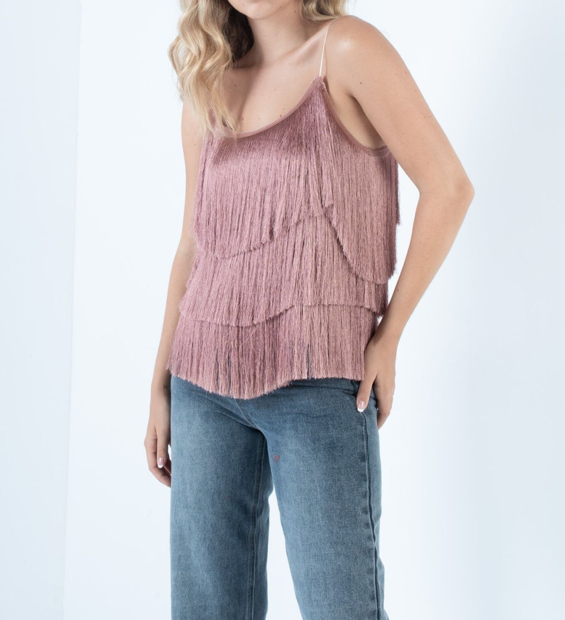 Fringed top
