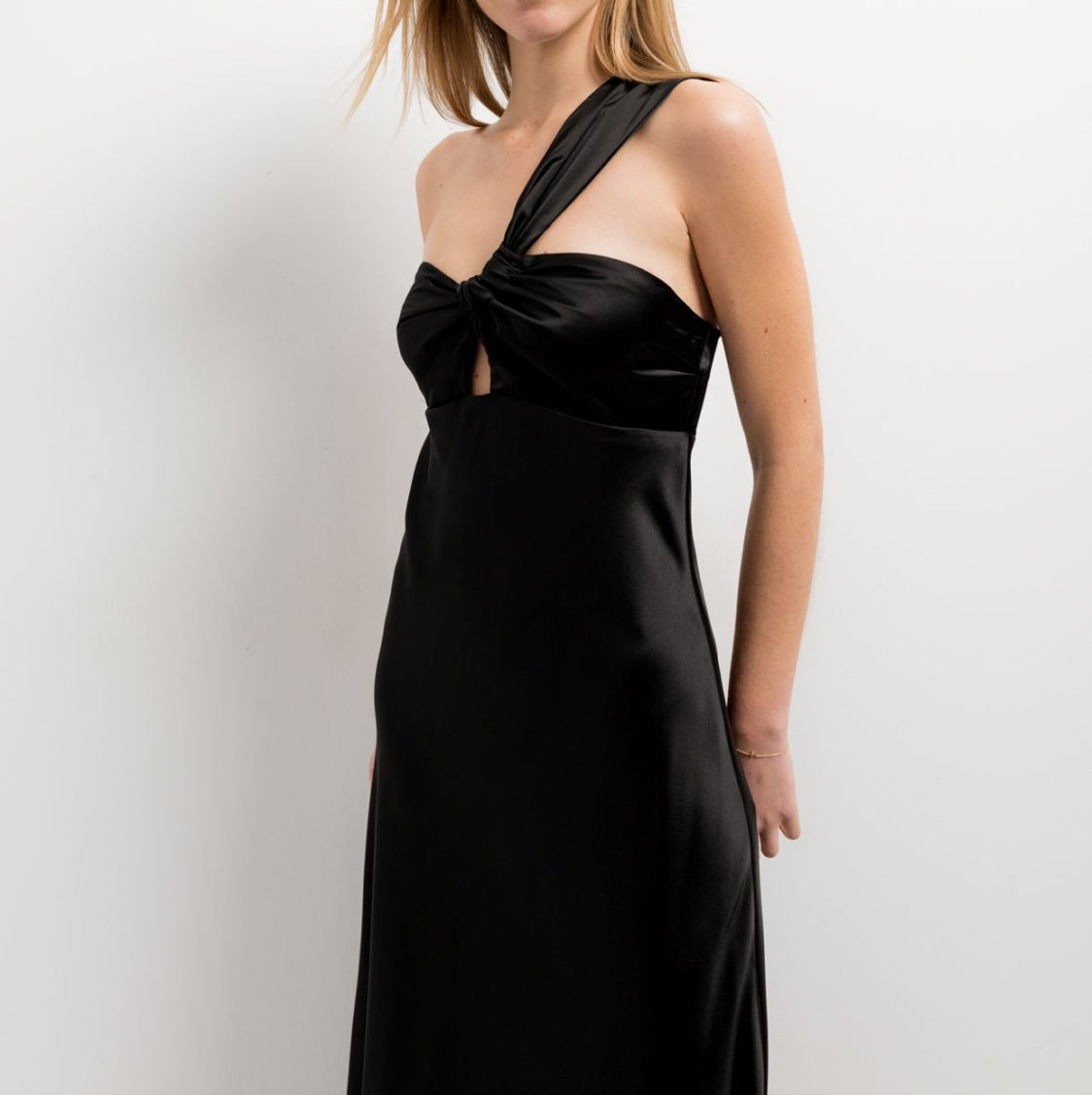 Asymetric midi dress