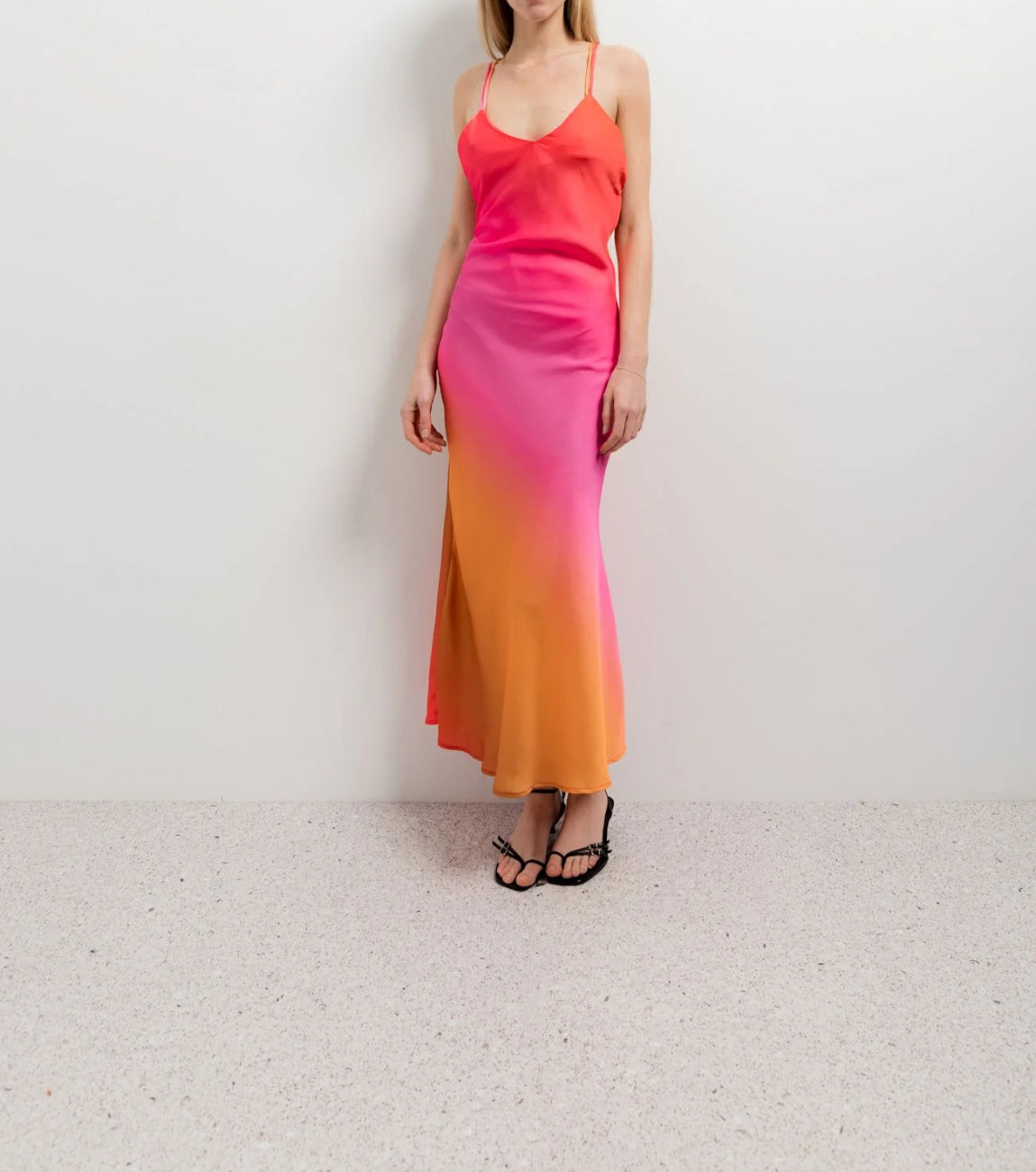 Long tie-dye dress
