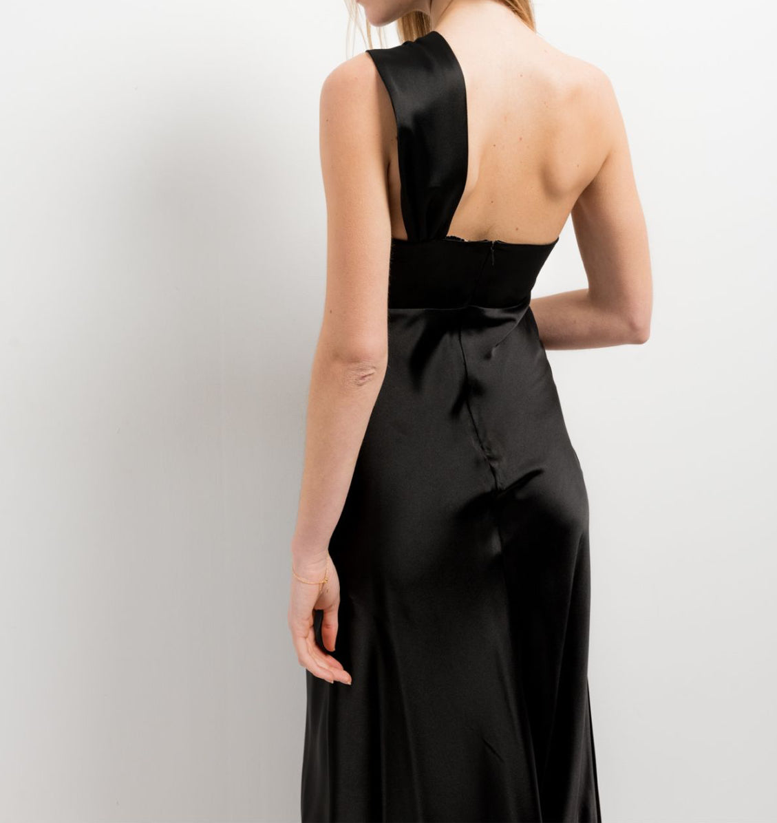 Asymetric midi dress