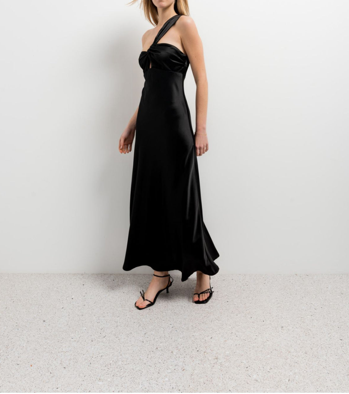 Asymetric midi dress