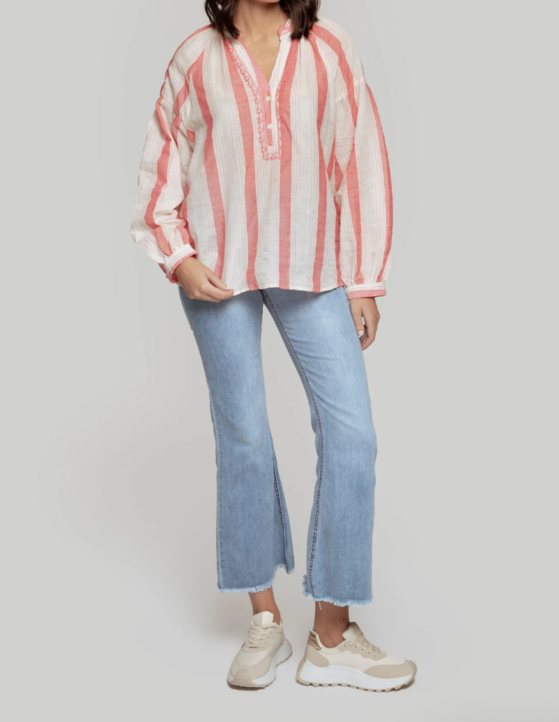 Blouse Armonias pink stripe