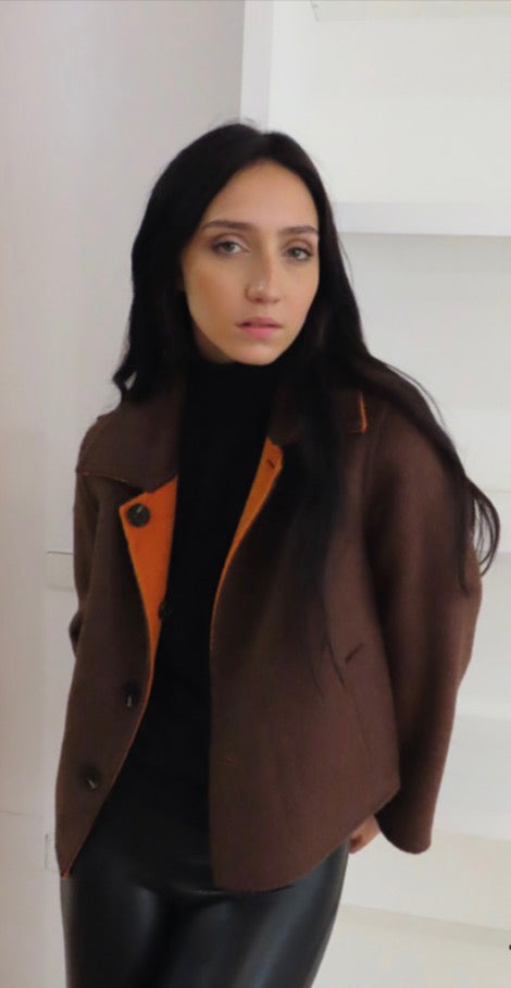Réversible wool jacket Lea