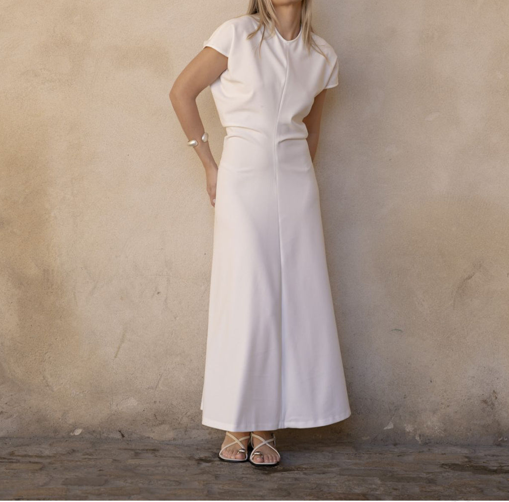 Gathered Midi Dress