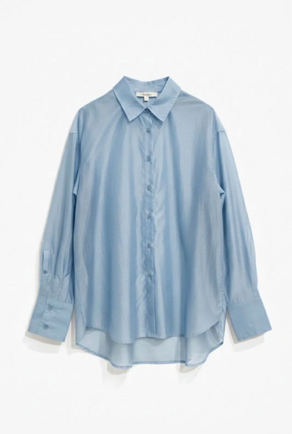 Oversized Sheer Lyocell Shirt