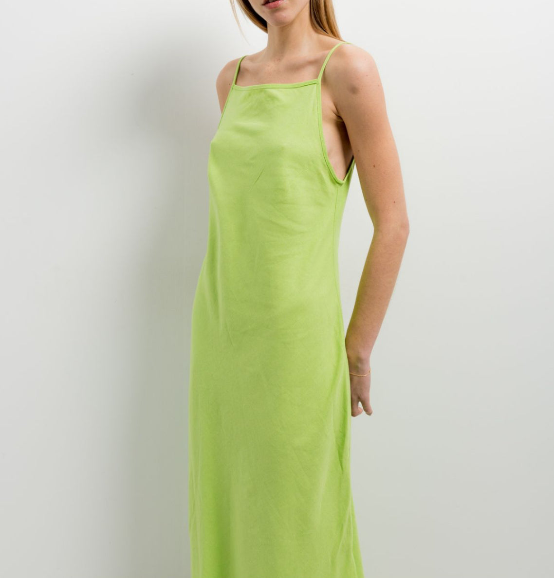 Linen blend dress