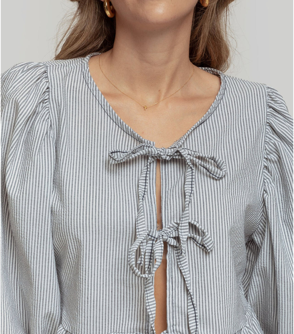 Oversized Bow Blouse