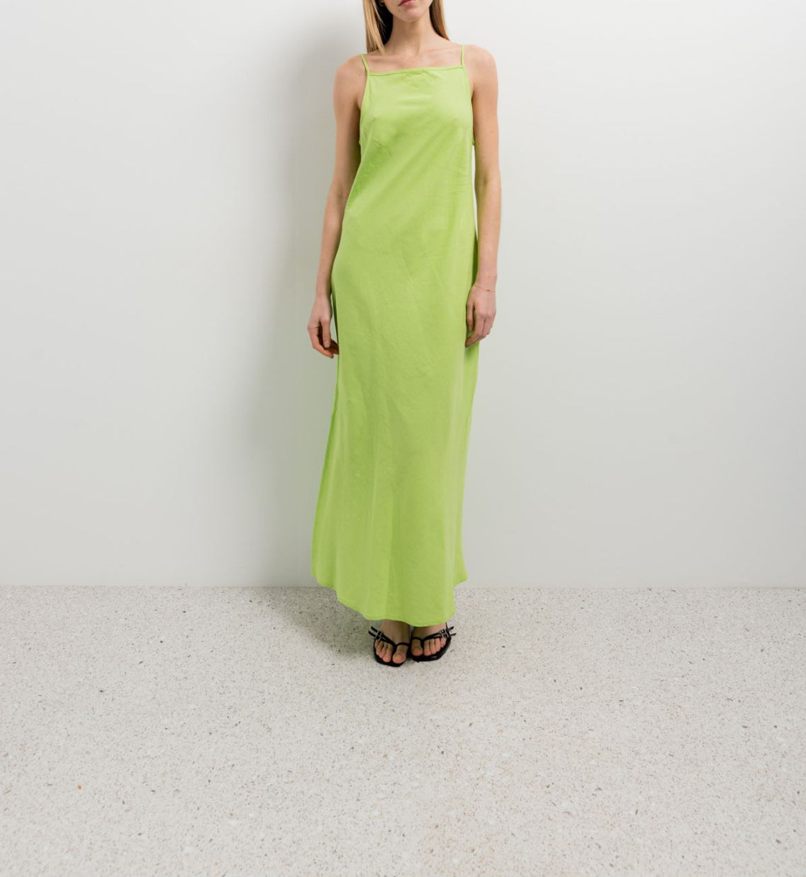 Linen blend dress