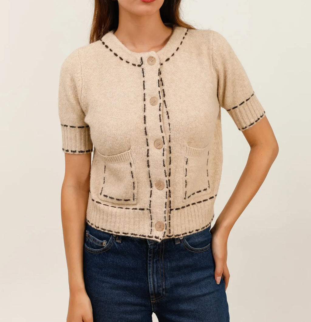 Cardigan short sleeve