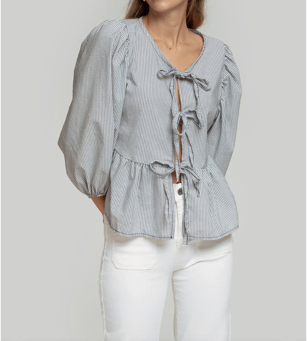 Oversized Bow Blouse