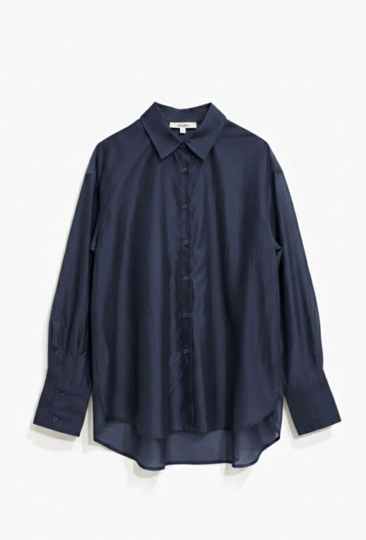 Oversized Sheer Lyocell Shirt
