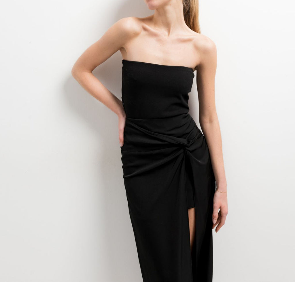 WRAP MIDI SKIRT