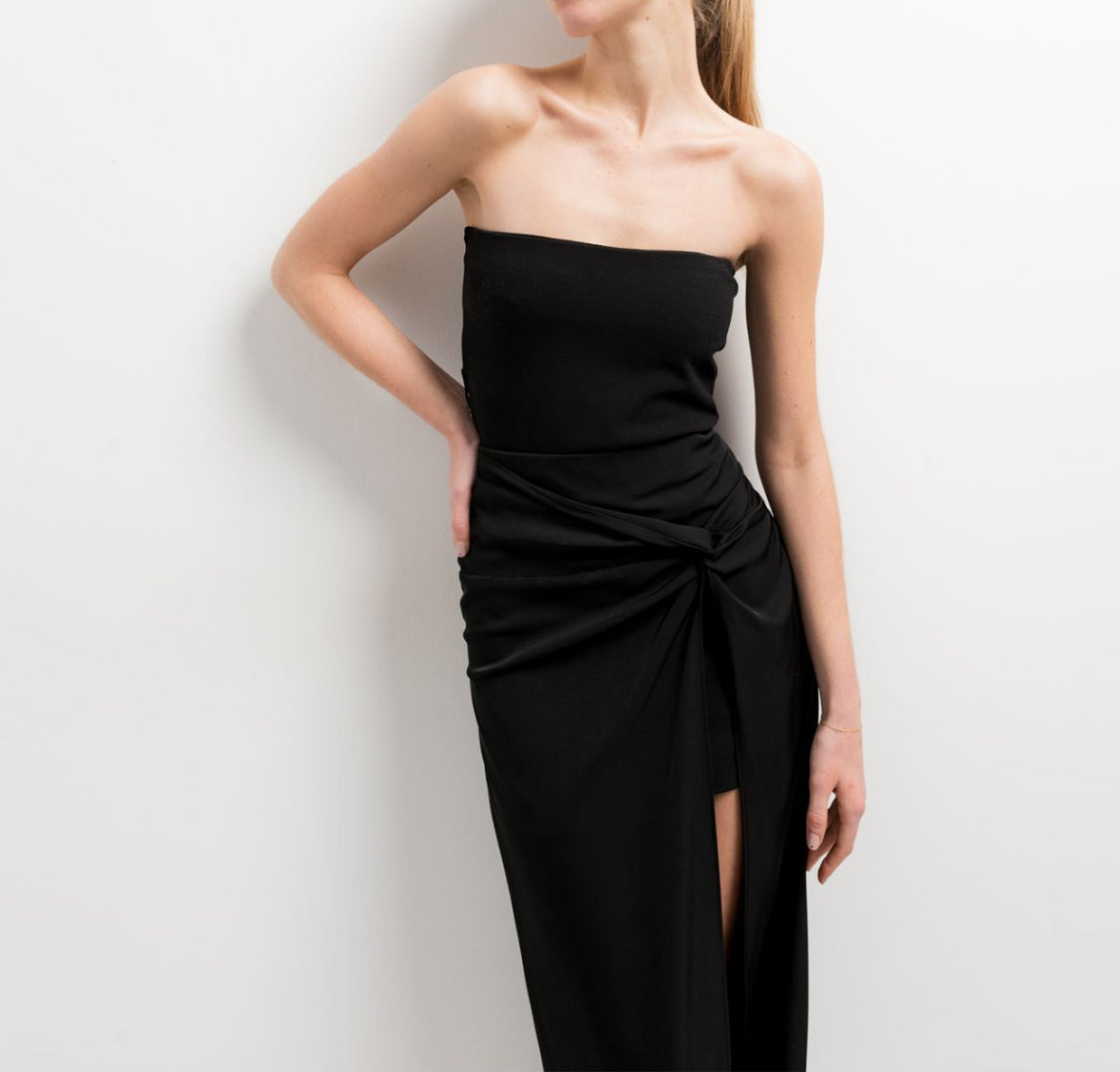 WRAP MIDI SKIRT