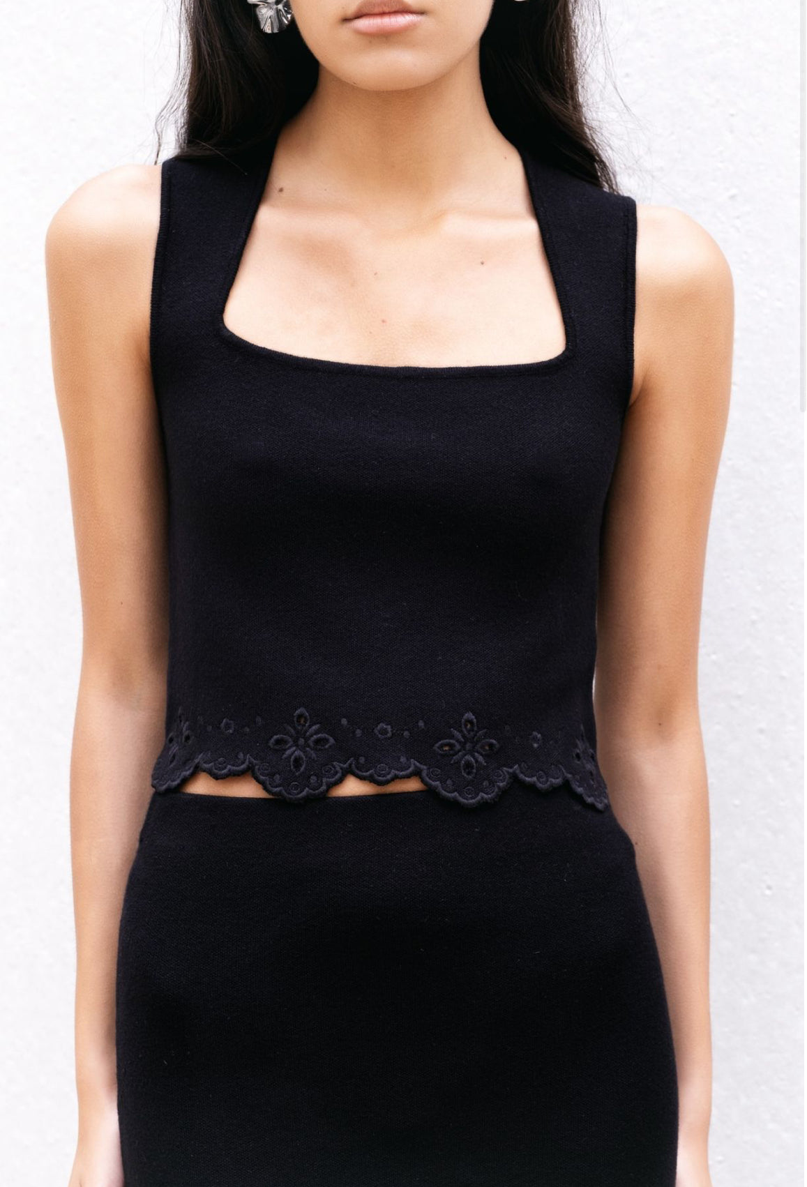 Embroidered top