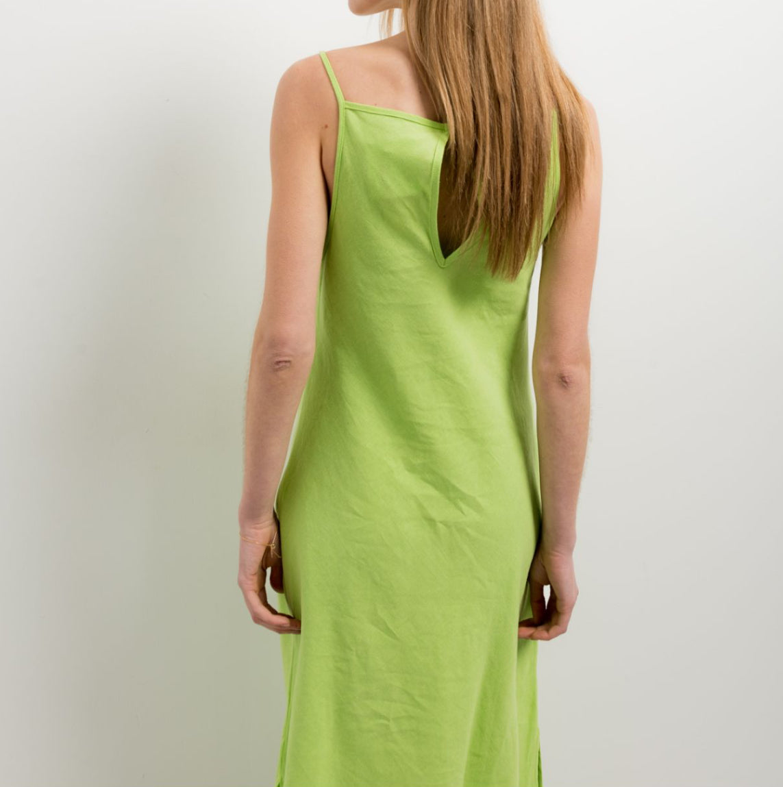 Linen blend dress