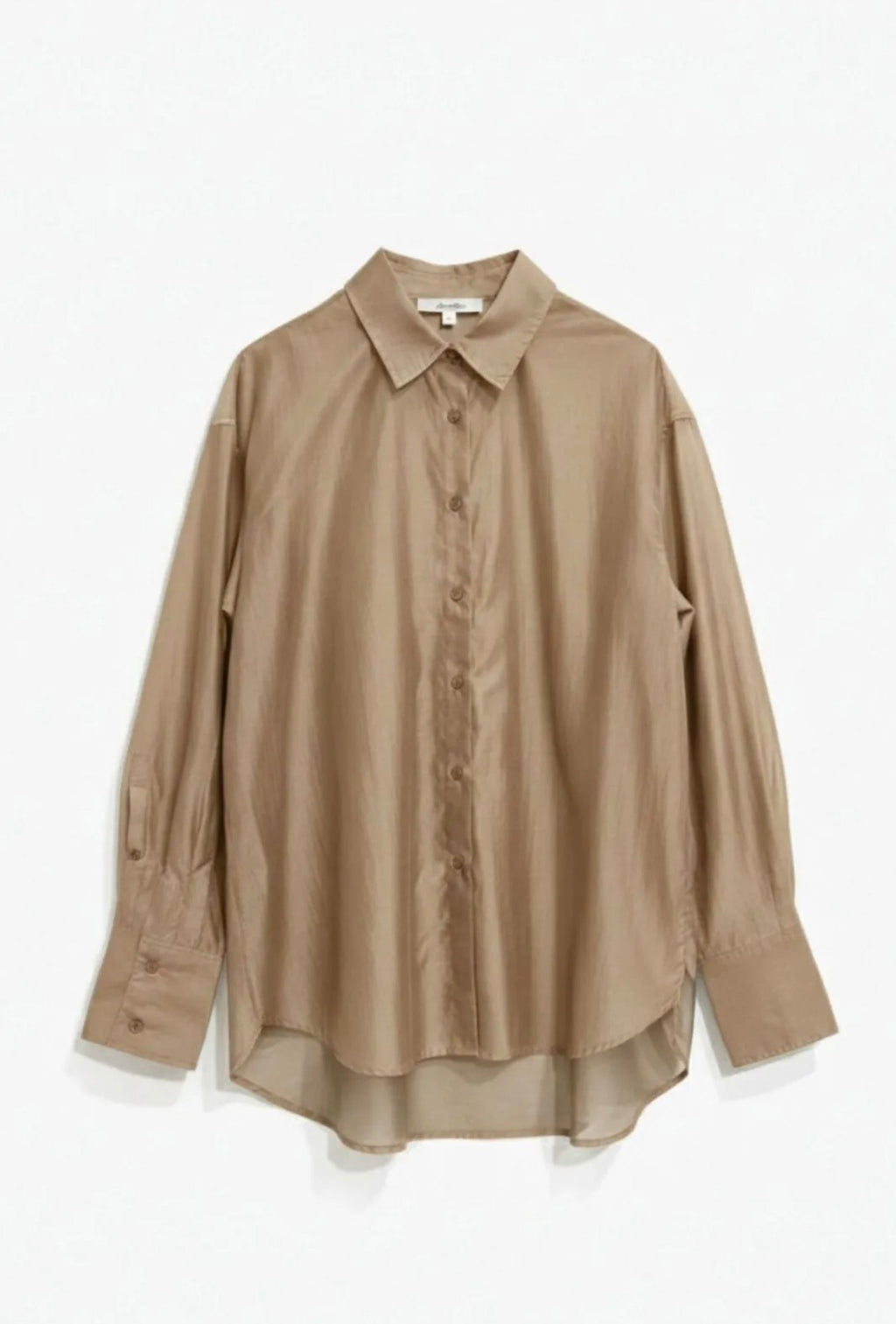 Oversized Sheer Lyocell Shirt