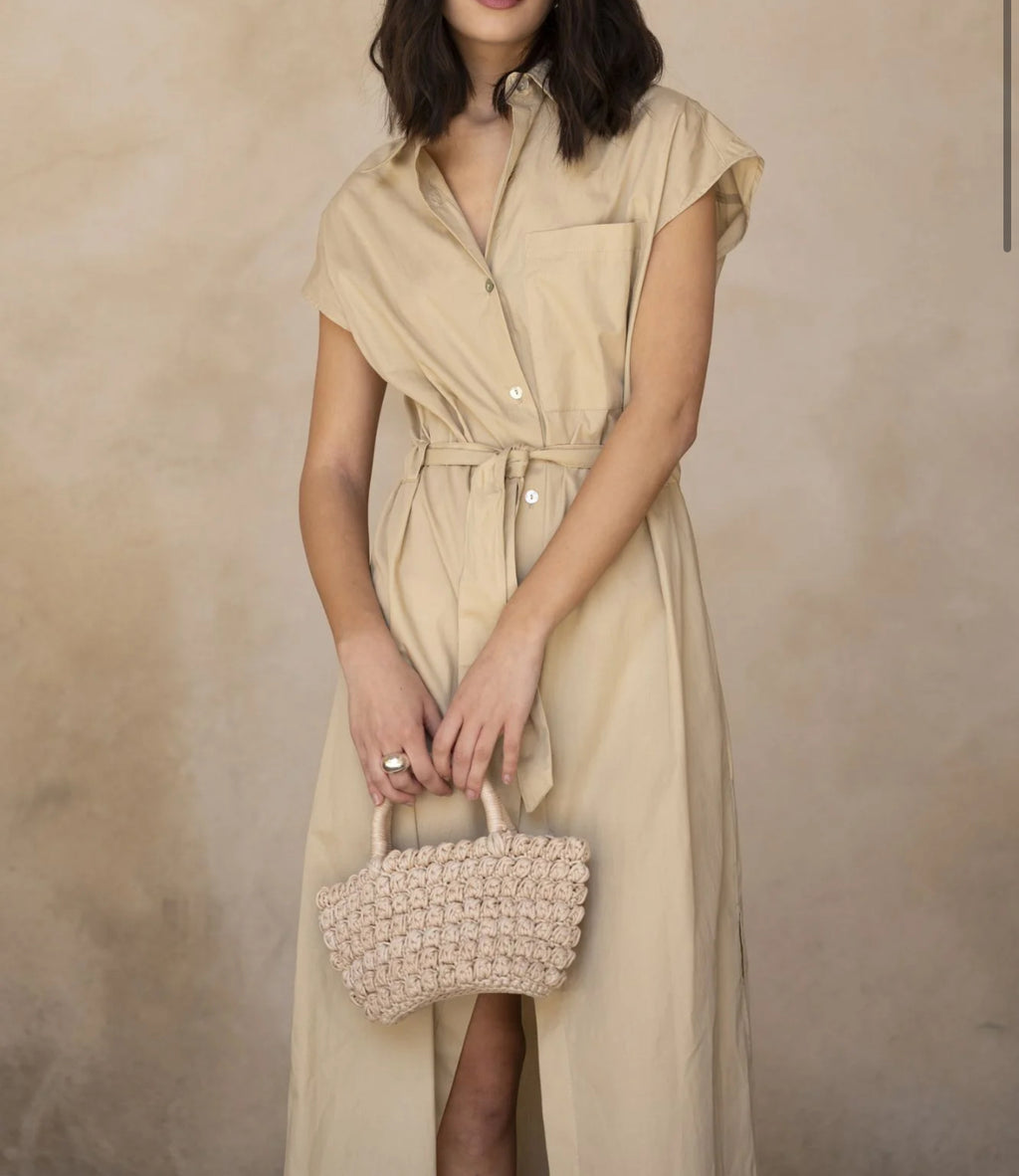 Popelin shirt dress
