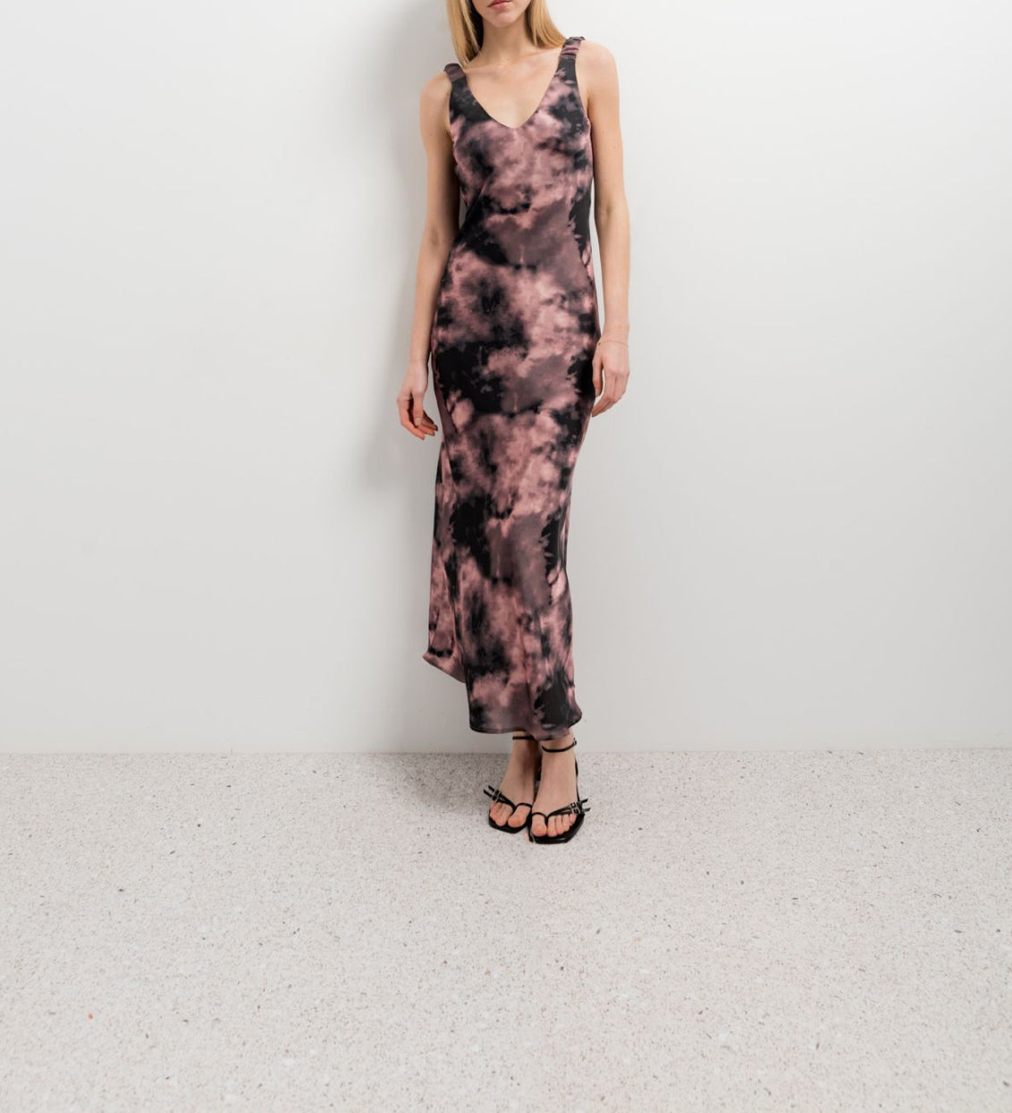 Tie-dye print dress
