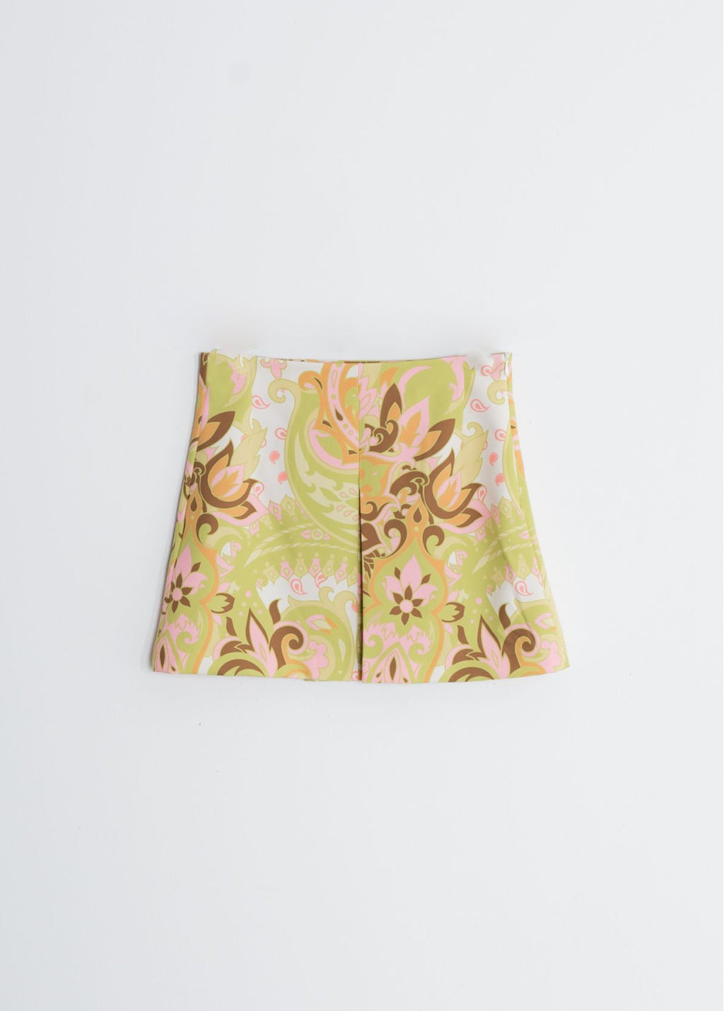 Printed mini skirt