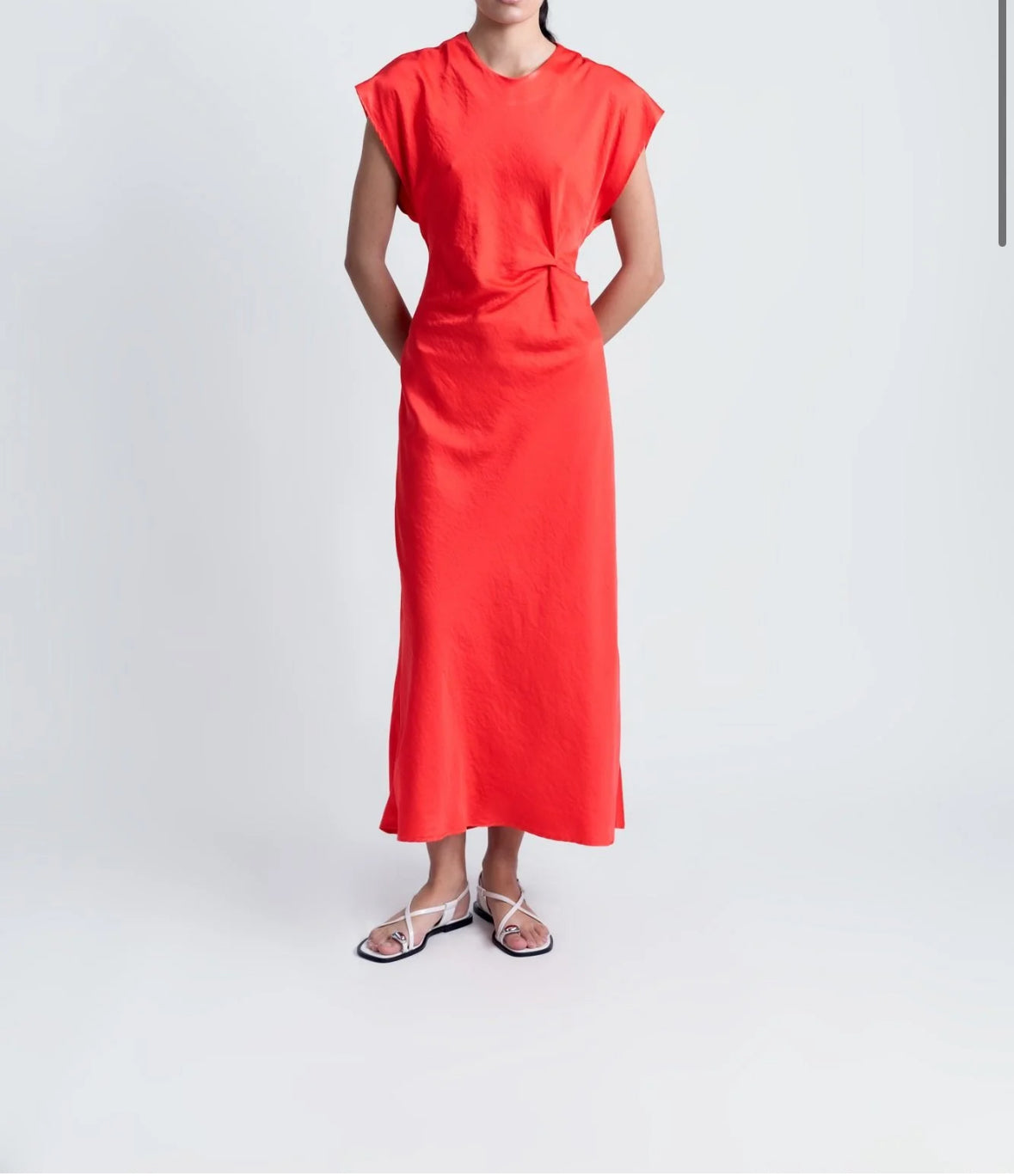 Front knot dress