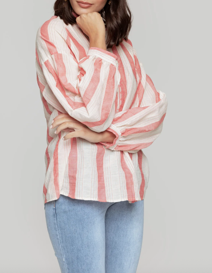 Blouse Armonias pink stripe